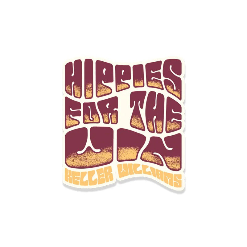 HIPPIES FOR THE WIN STICKER